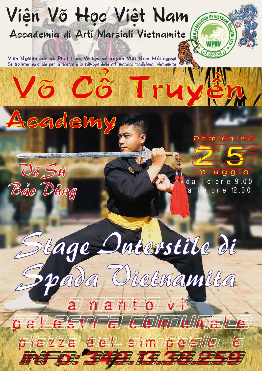STAGE INTERSTILE DI SPADA VIETNAMITA